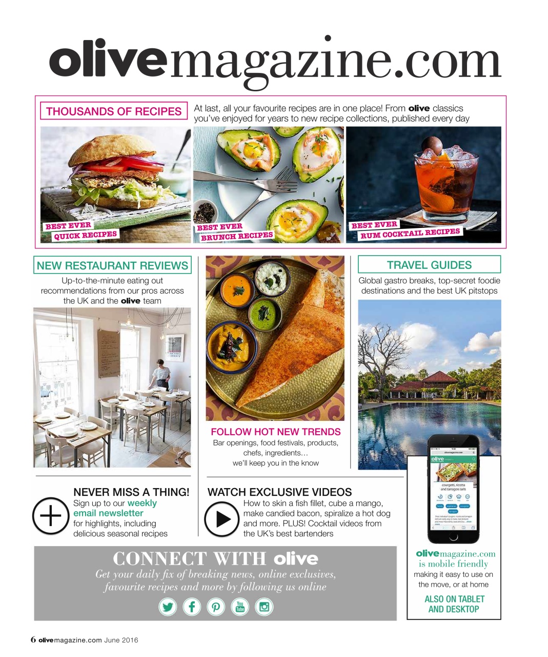 Olive Magazine Preview Pages