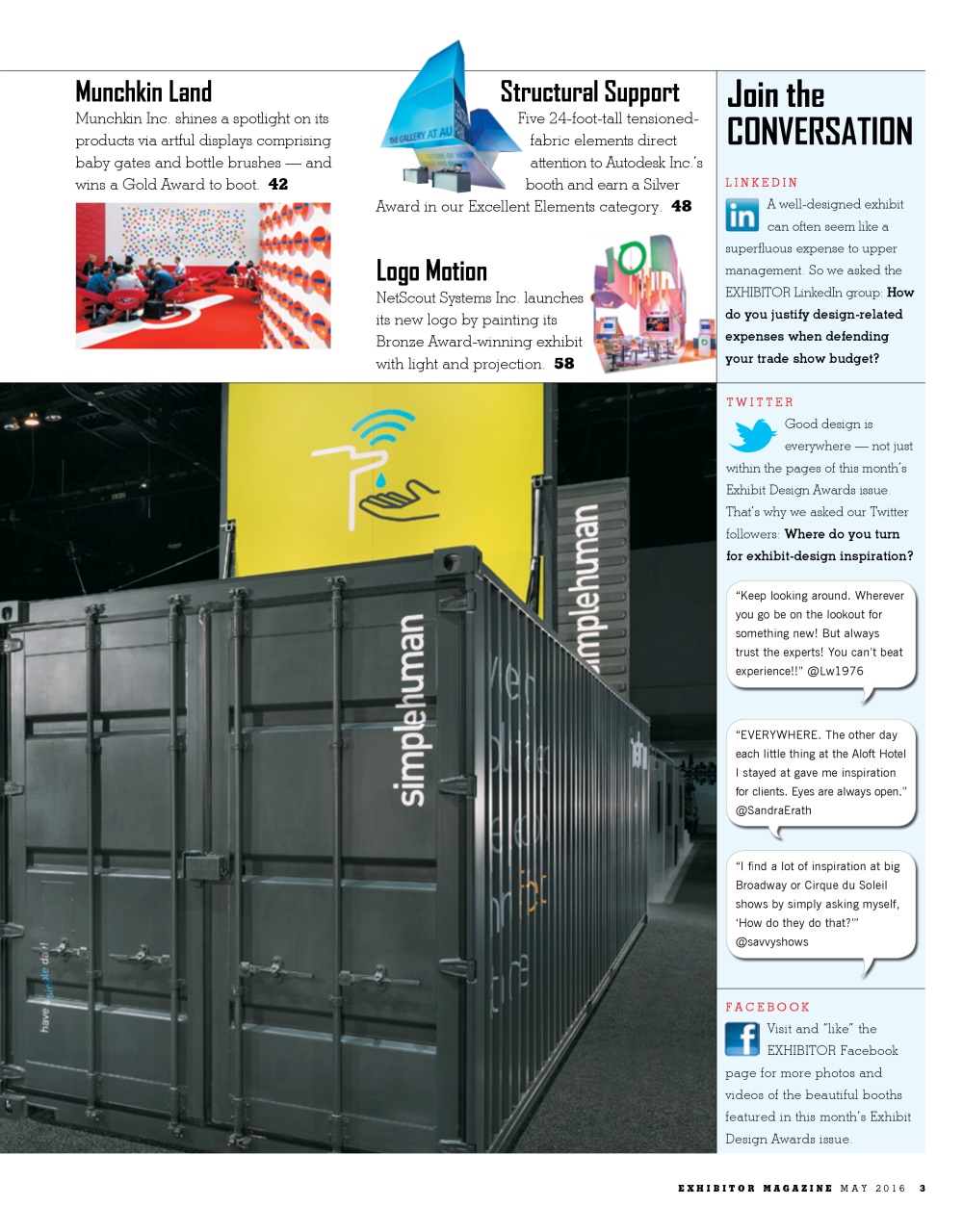 EXHIBITOR Magazine Preview Pages