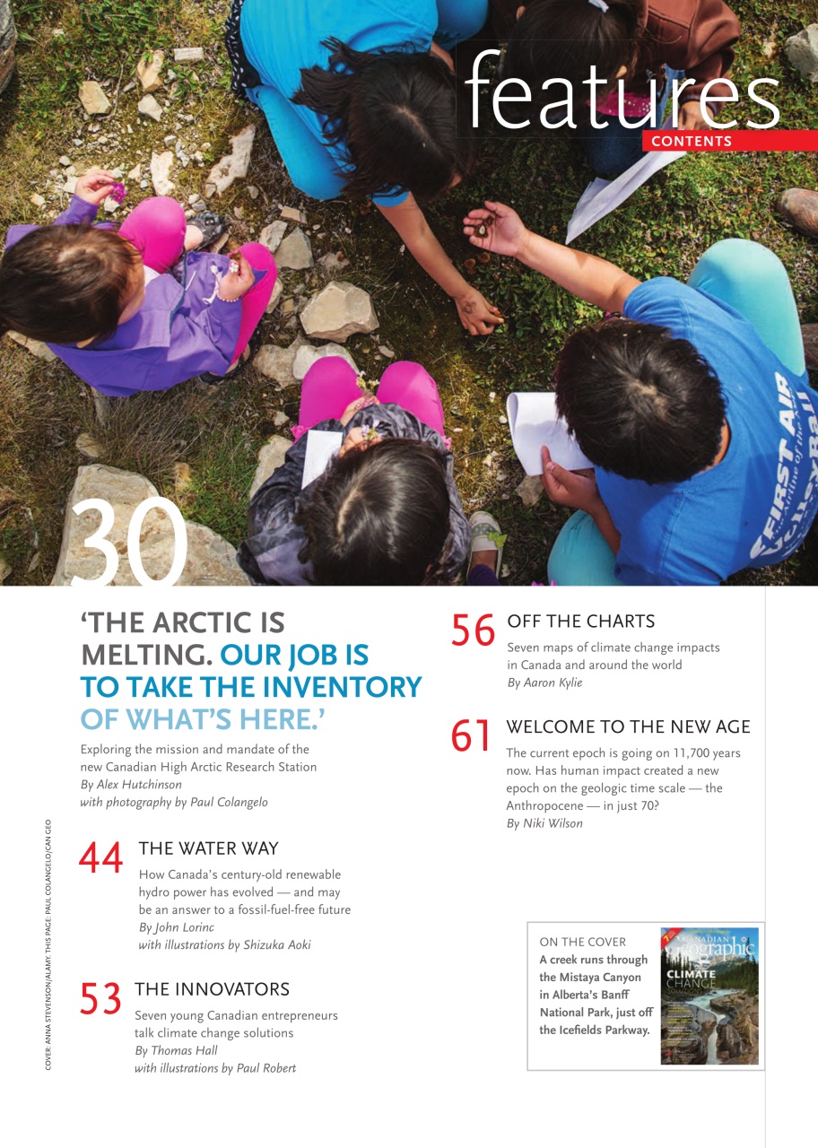 Canadian Geographic Preview Pages