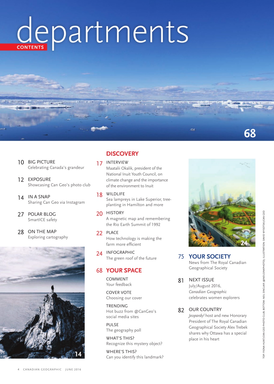 Canadian Geographic Preview Pages