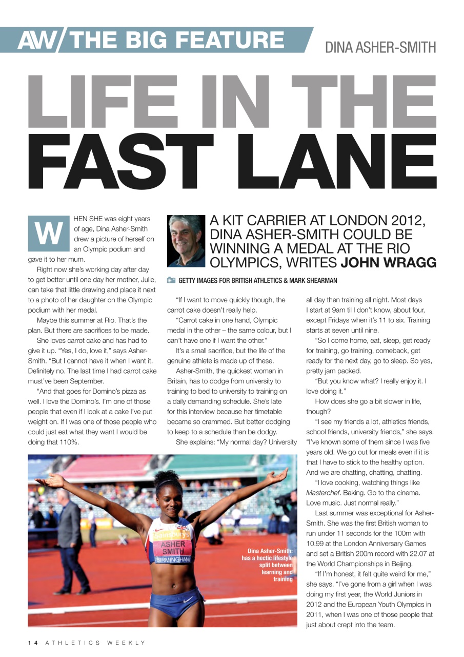 AW – Athletics Weekly Magazine Preview Pages