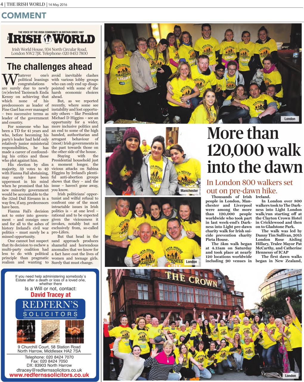 Irish World Preview Pages