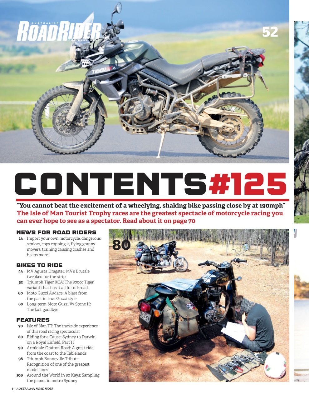 Australian Road Rider Preview Pages