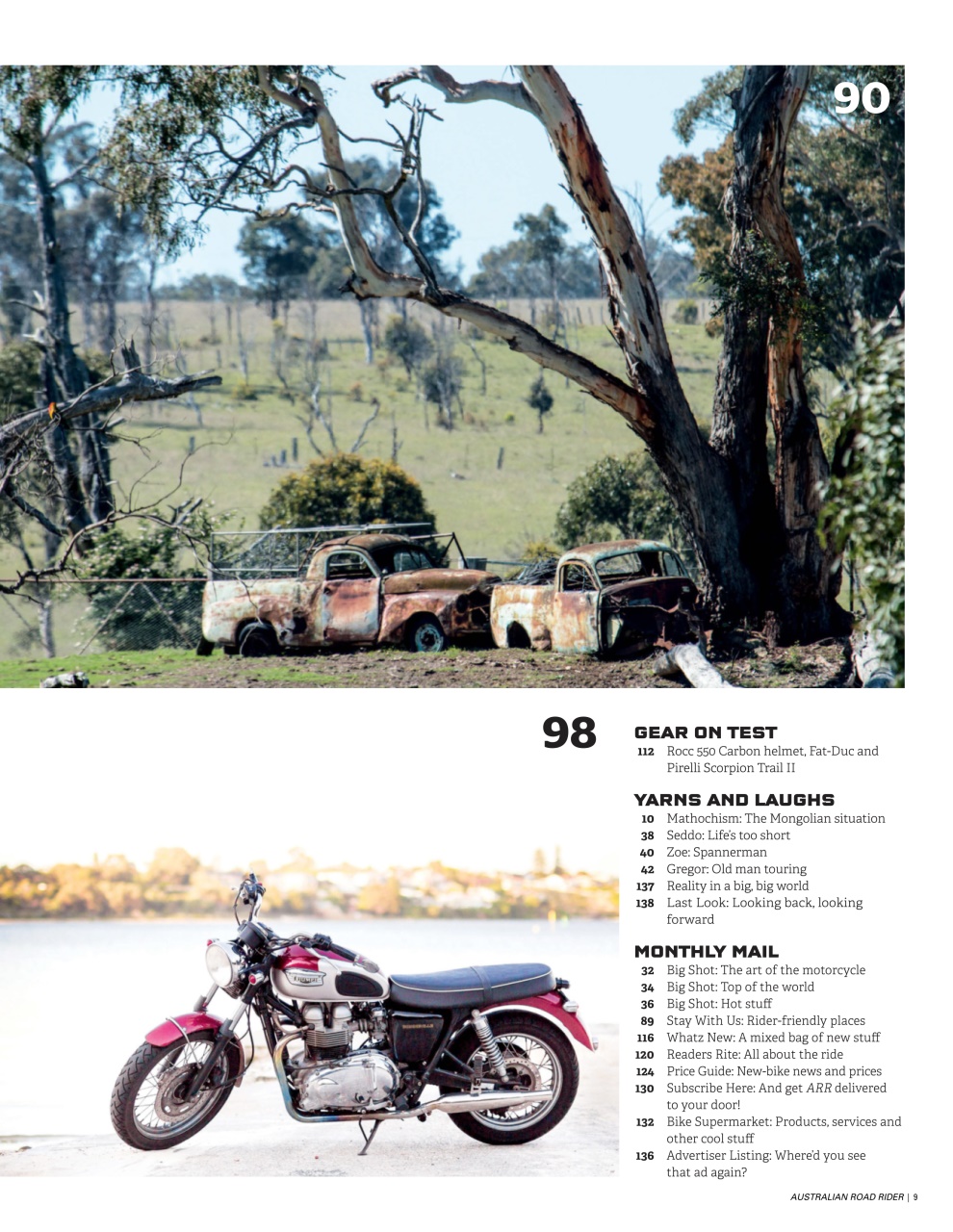 Australian Road Rider Preview Pages