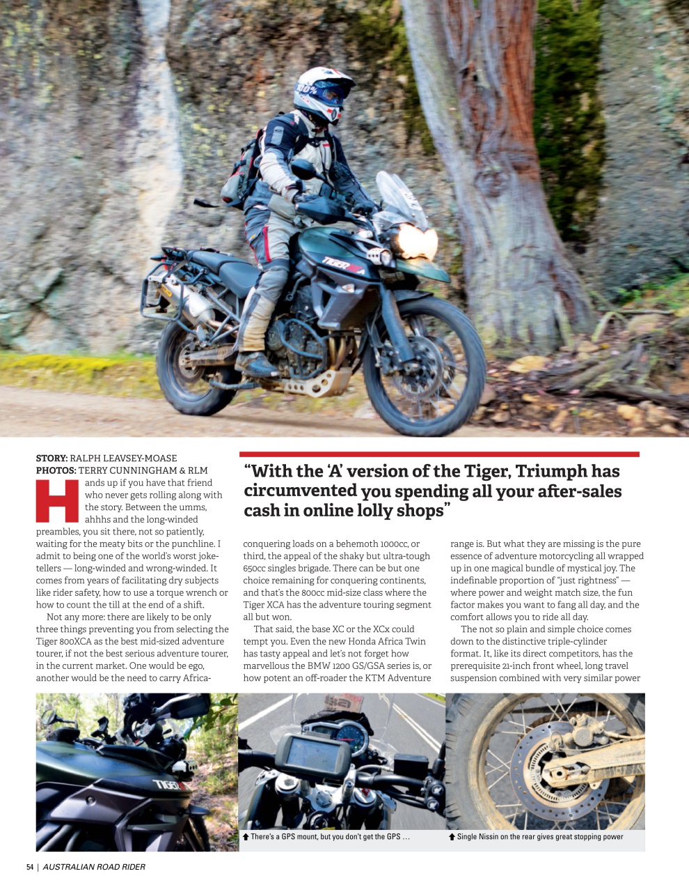 Australian Road Rider Preview Pages