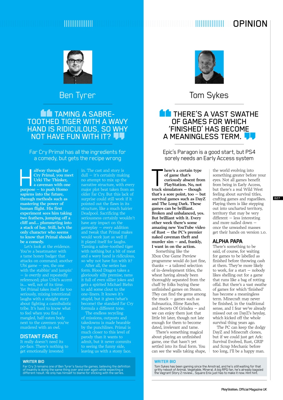PLAY Magazine Preview Pages