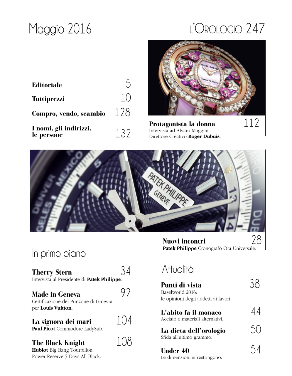 L'Orologio Preview Pages
