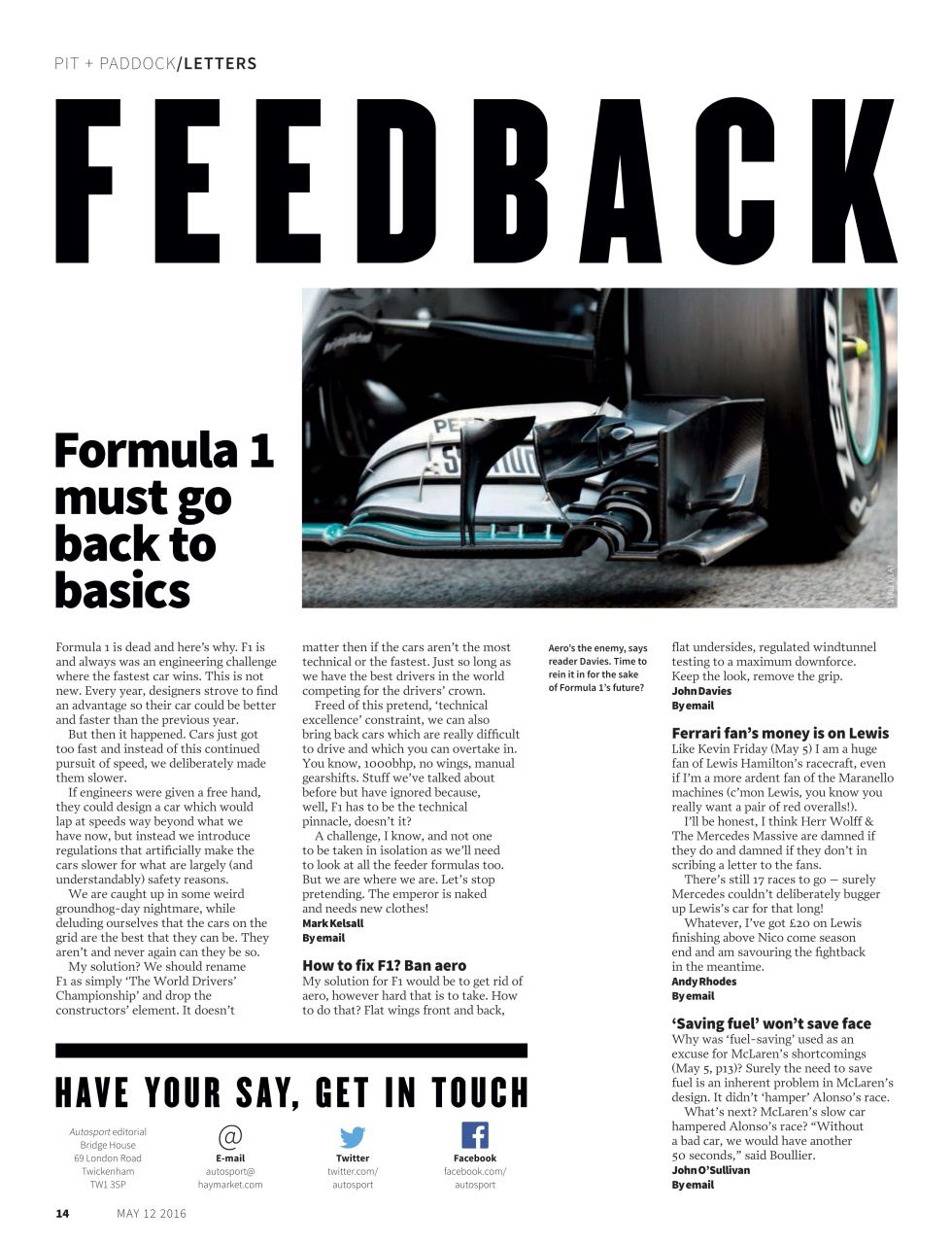 Autosport Preview Pages