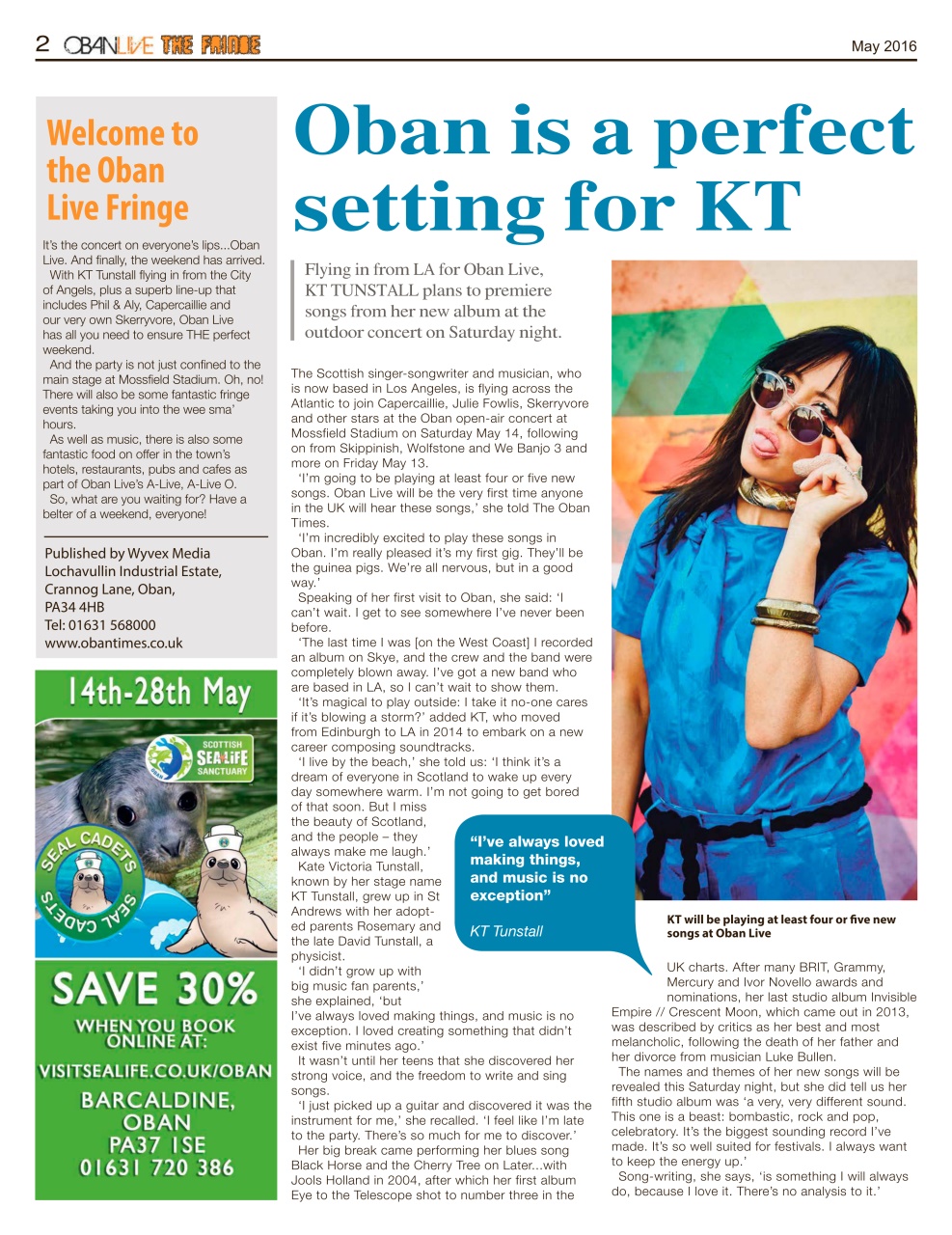 The Oban Times & Lochaber Times Preview Pages