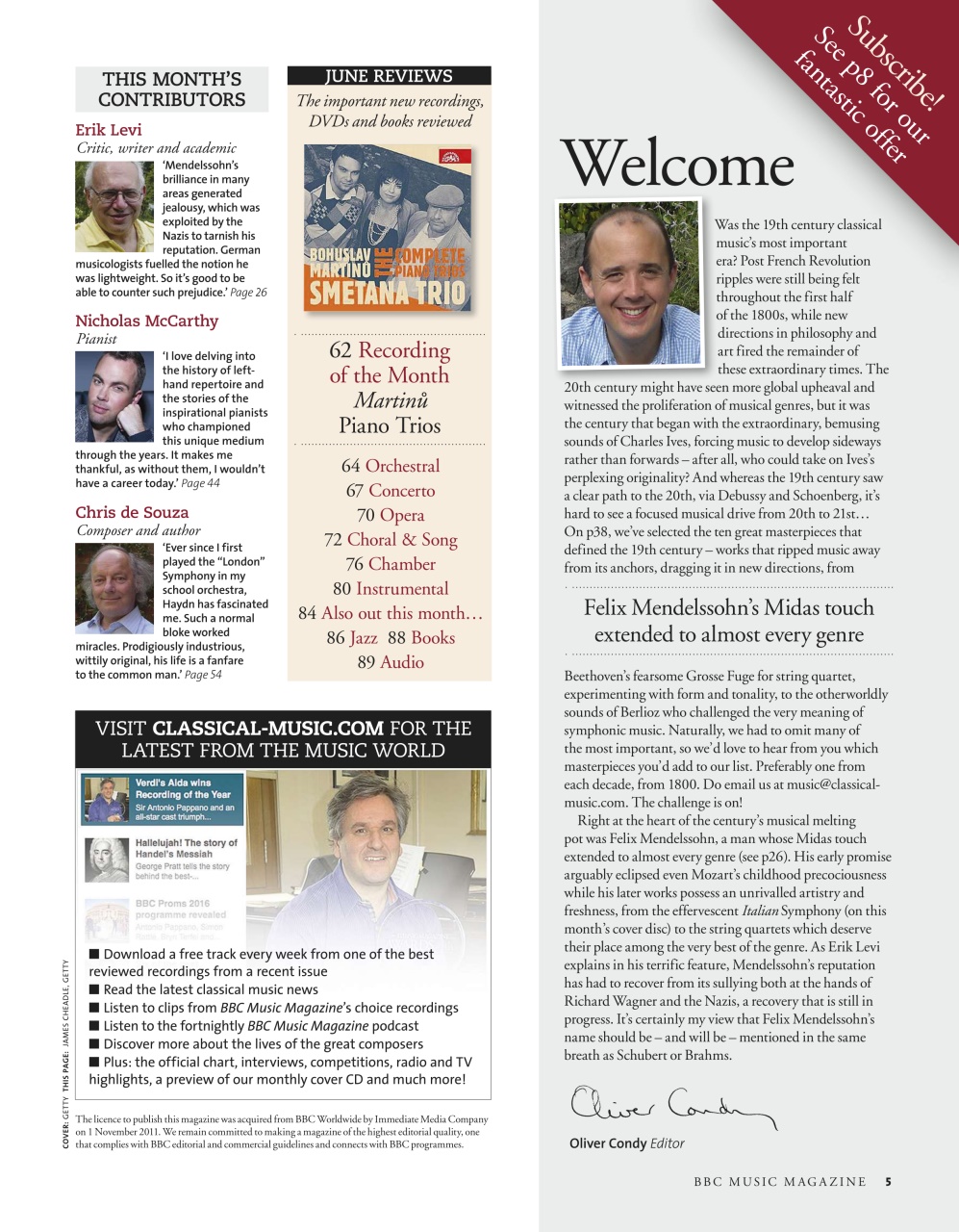 BBC Music Magazine Preview Pages