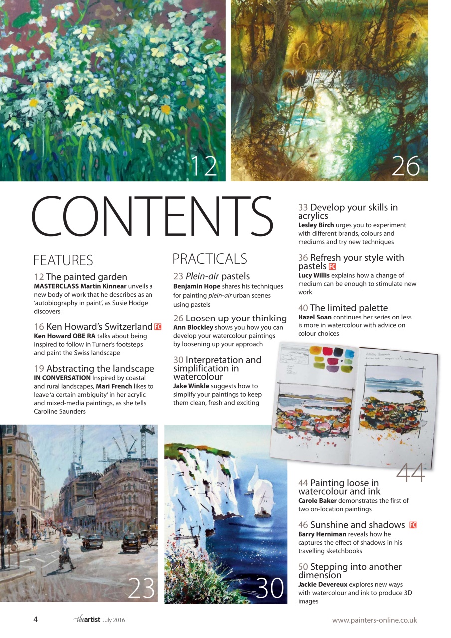 The Artist Preview Pages