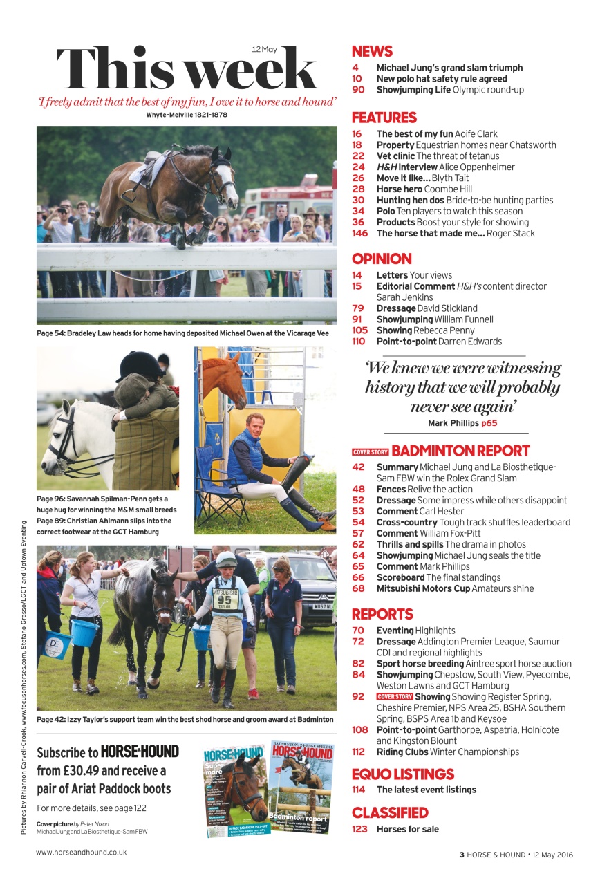 Horse & Hound Preview Pages