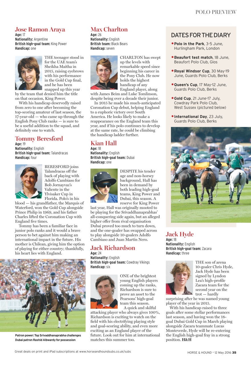 Horse & Hound Preview Pages