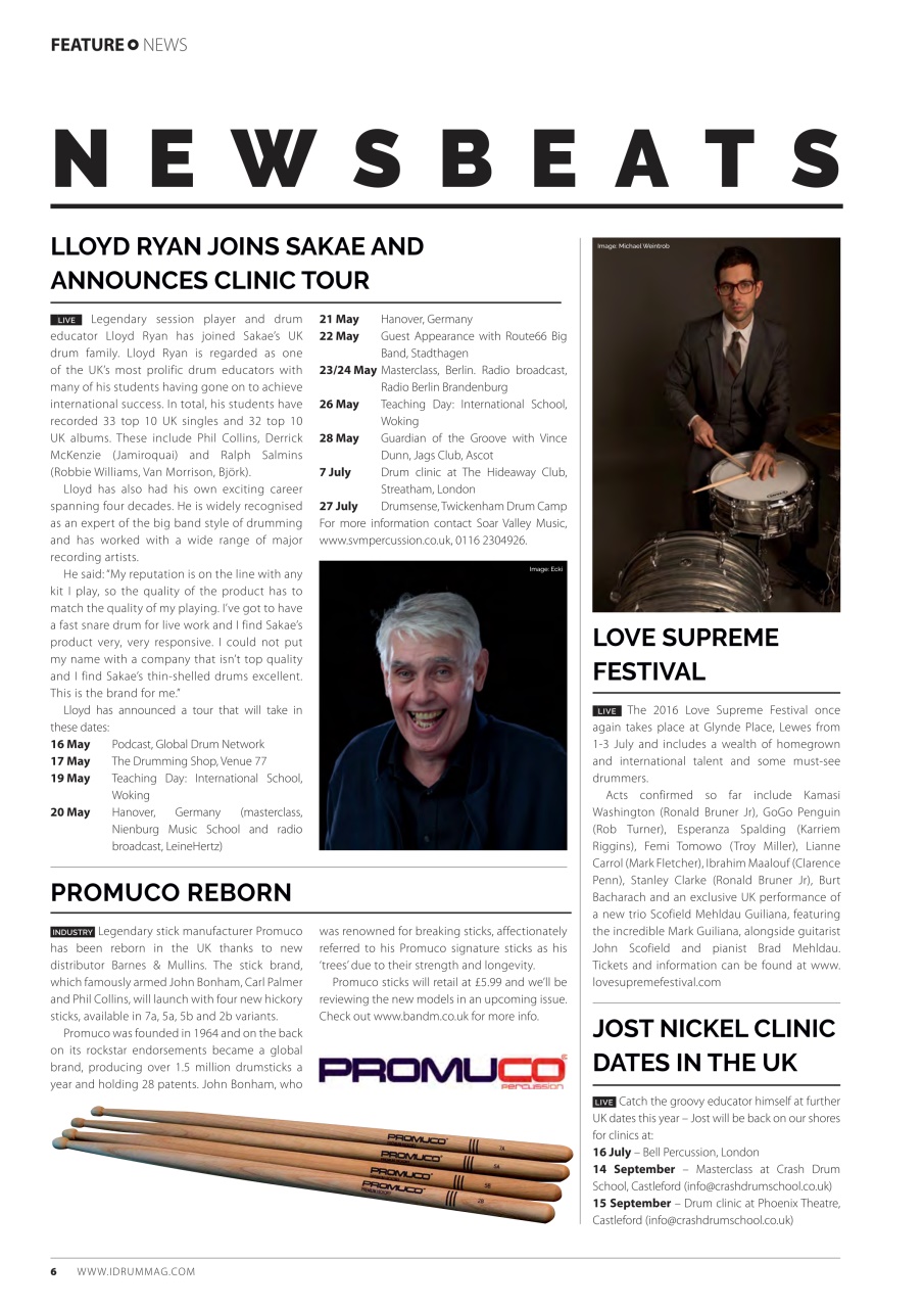 iDrum magazine: Never miss a beat Preview Pages