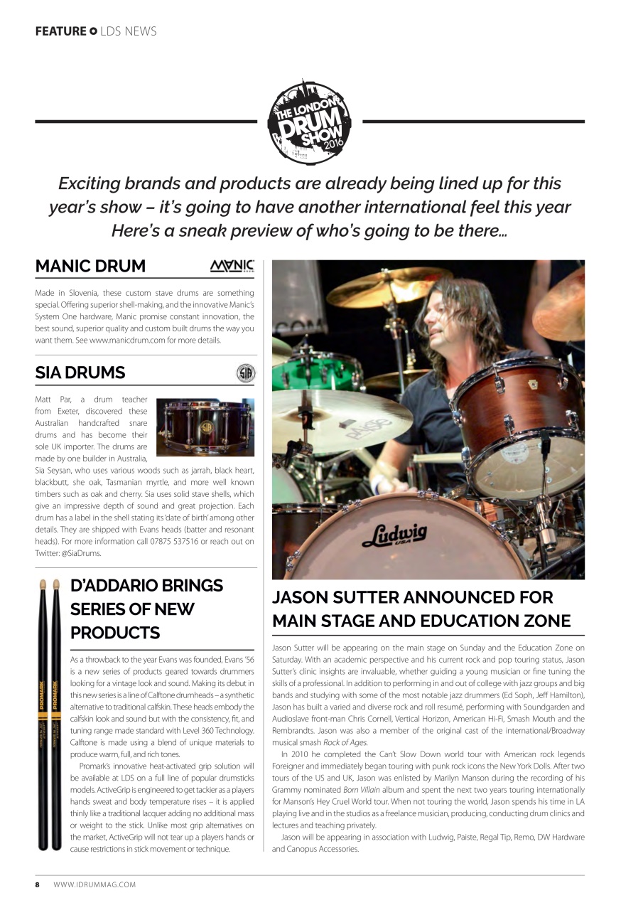 iDrum magazine: Never miss a beat Preview Pages