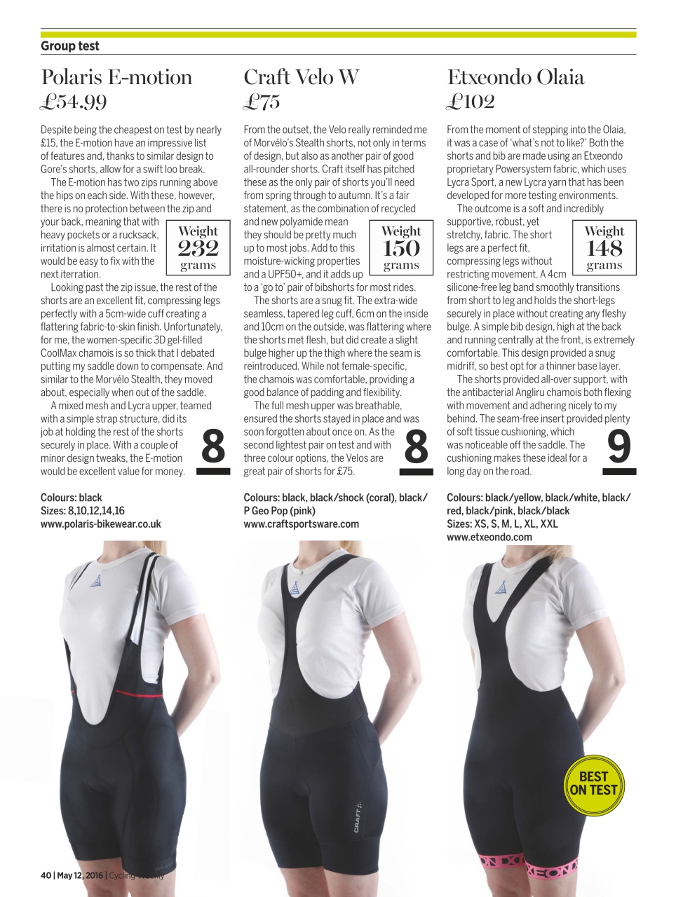 Cycling Weekly Preview Pages