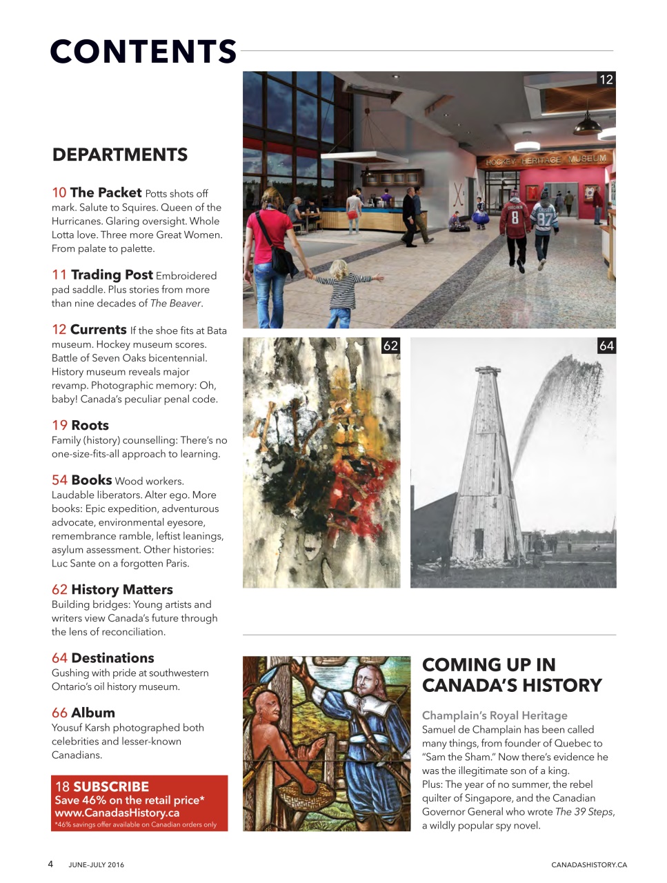 Canada's History Preview Pages