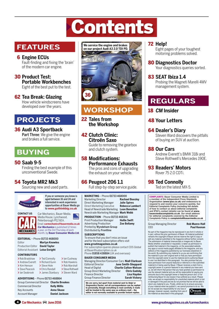 Car Mechanics Preview Pages