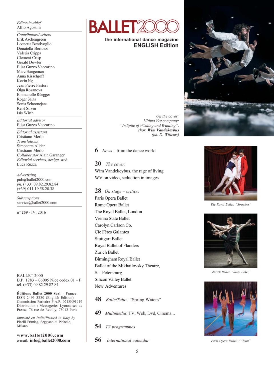 BALLET2000 English Edition Preview Pages