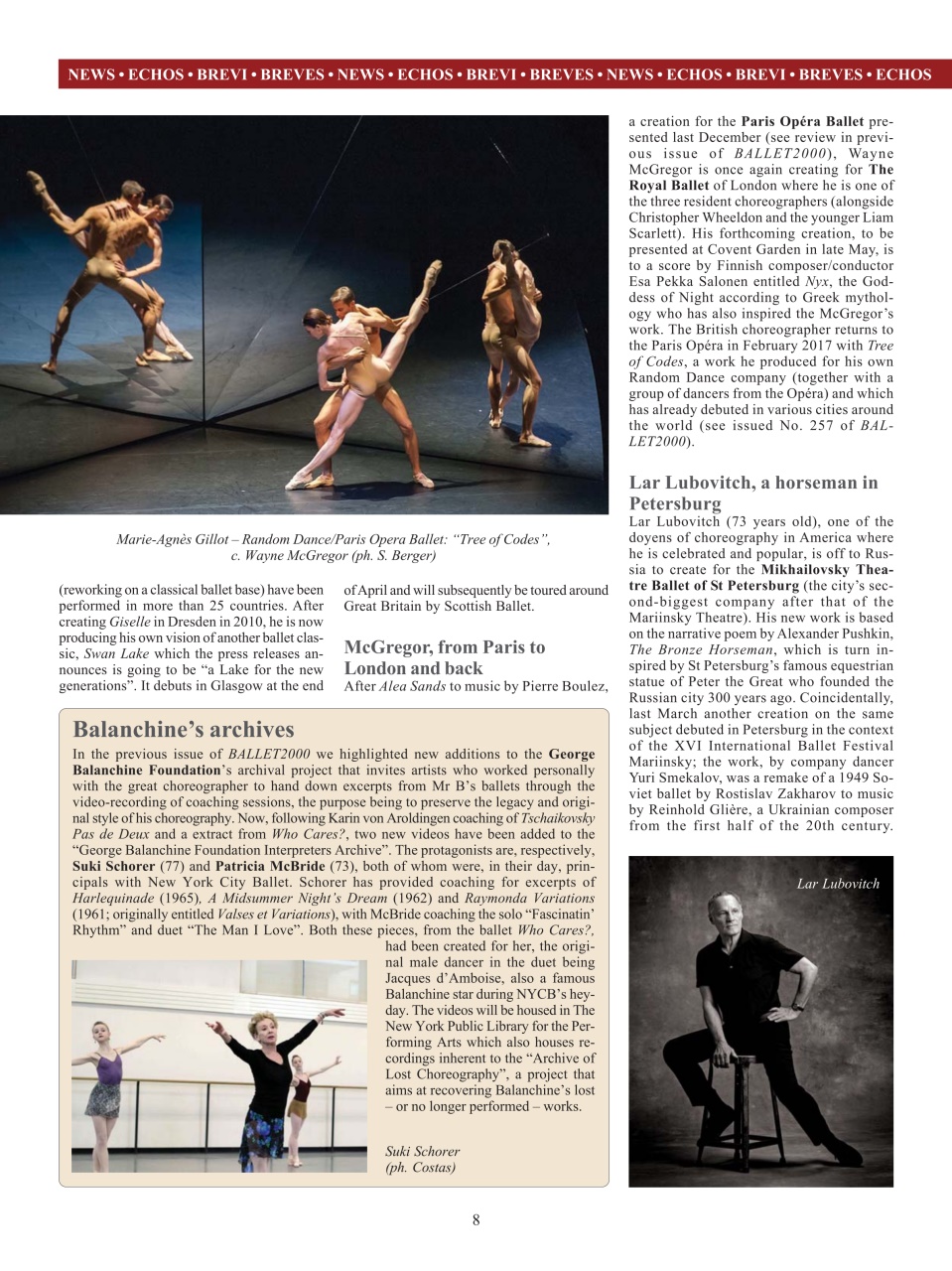BALLET2000 English Edition Preview Pages