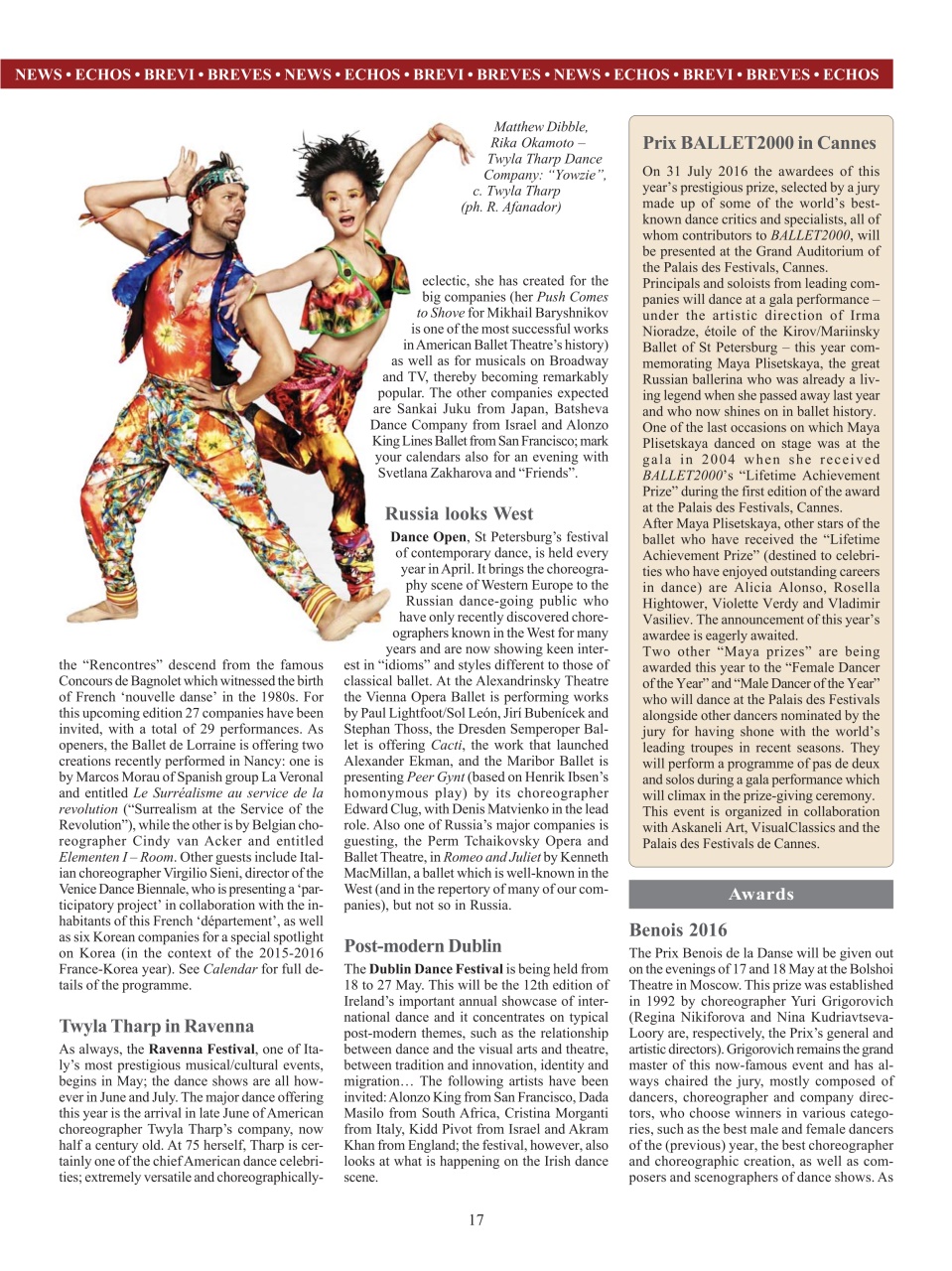 BALLET2000 English Edition Preview Pages