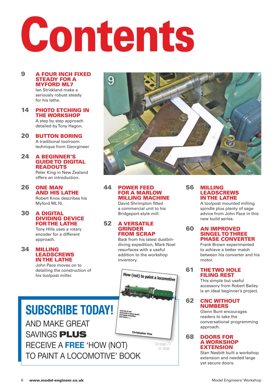 Model Engineer & Workshop Magazine Preview Pages