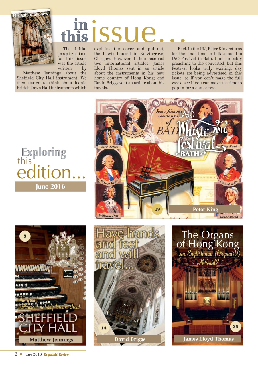 Organists' Review Preview Pages