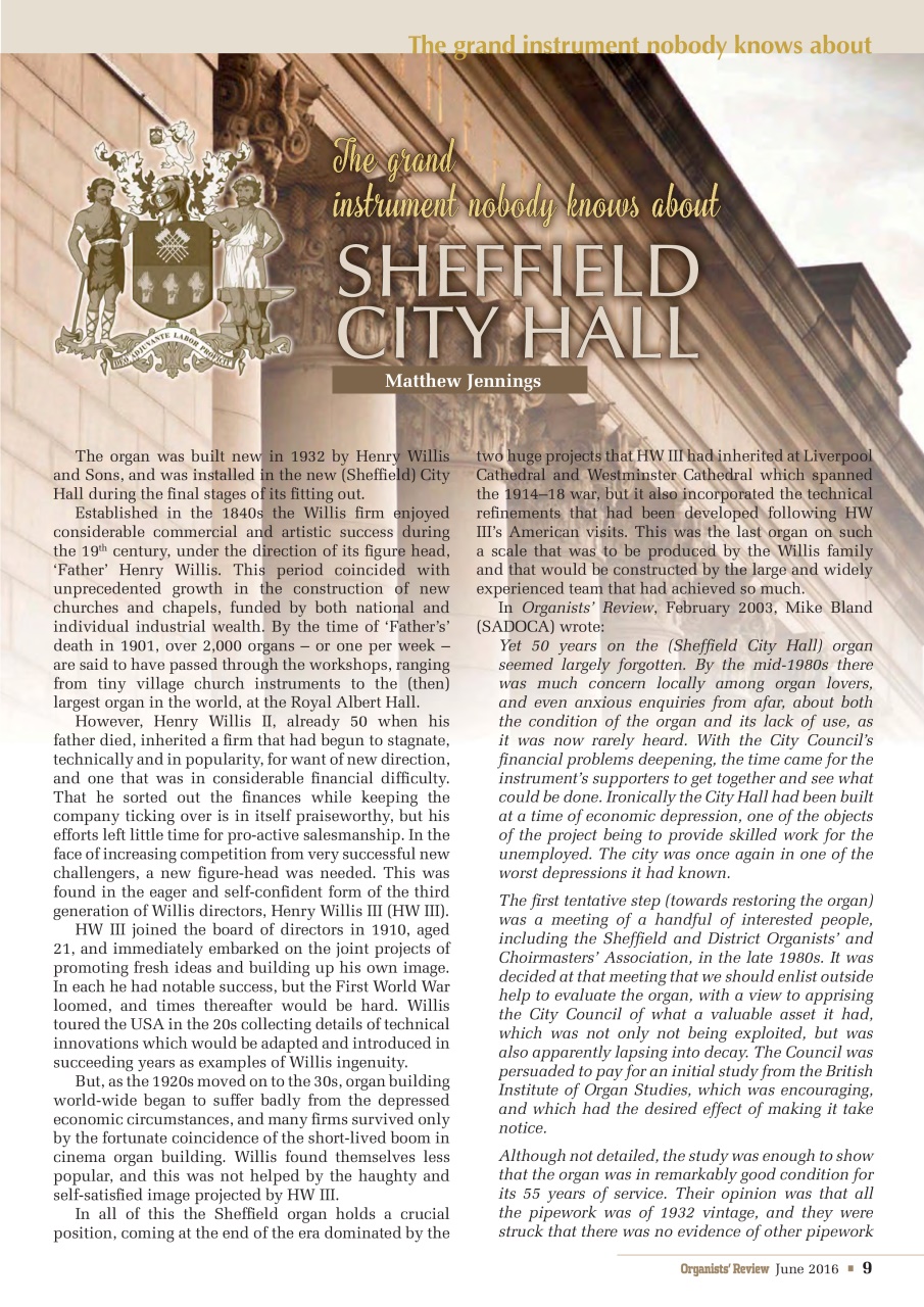 Organists' Review Preview Pages