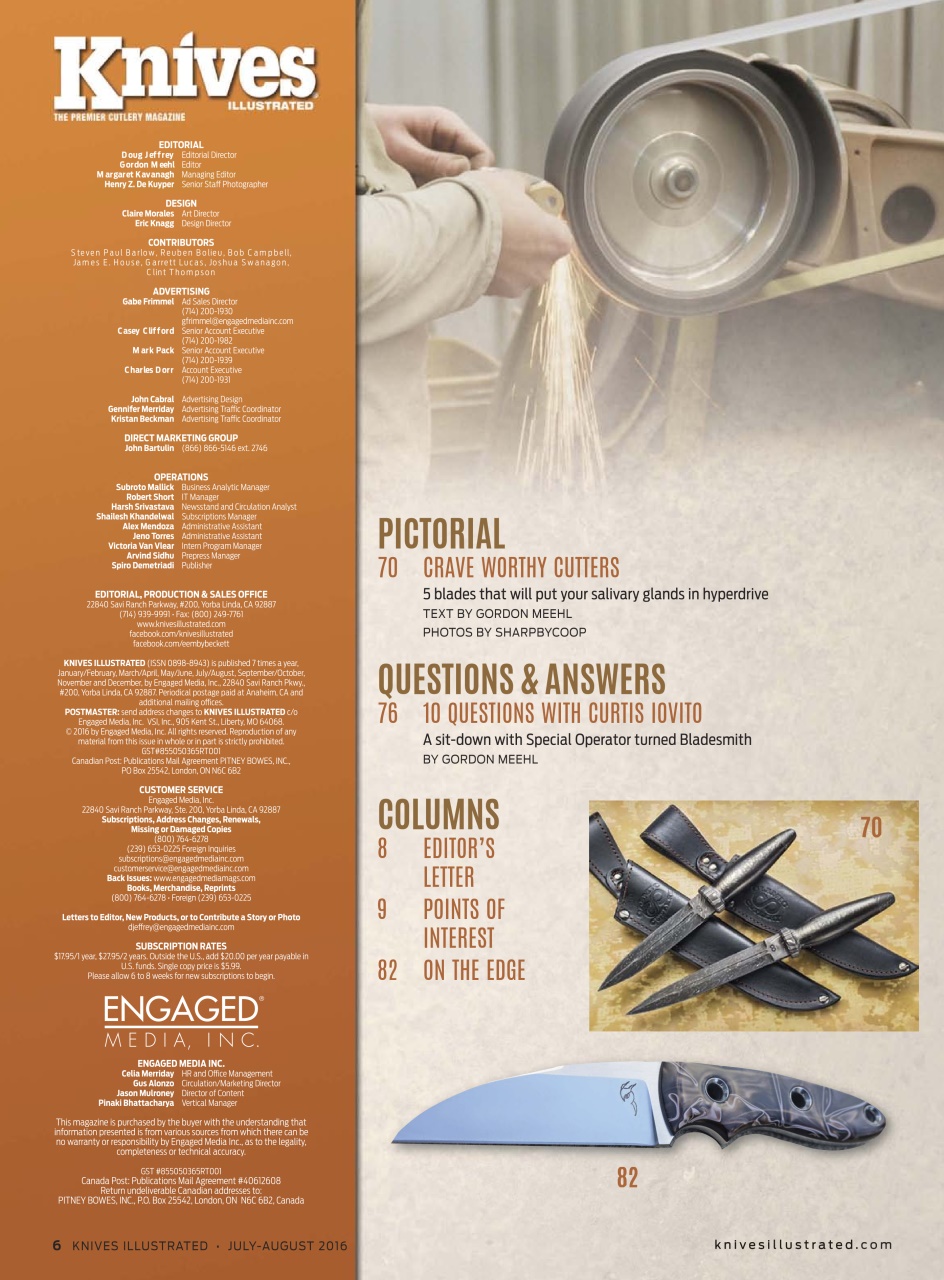 Knives Illustrated Preview Pages