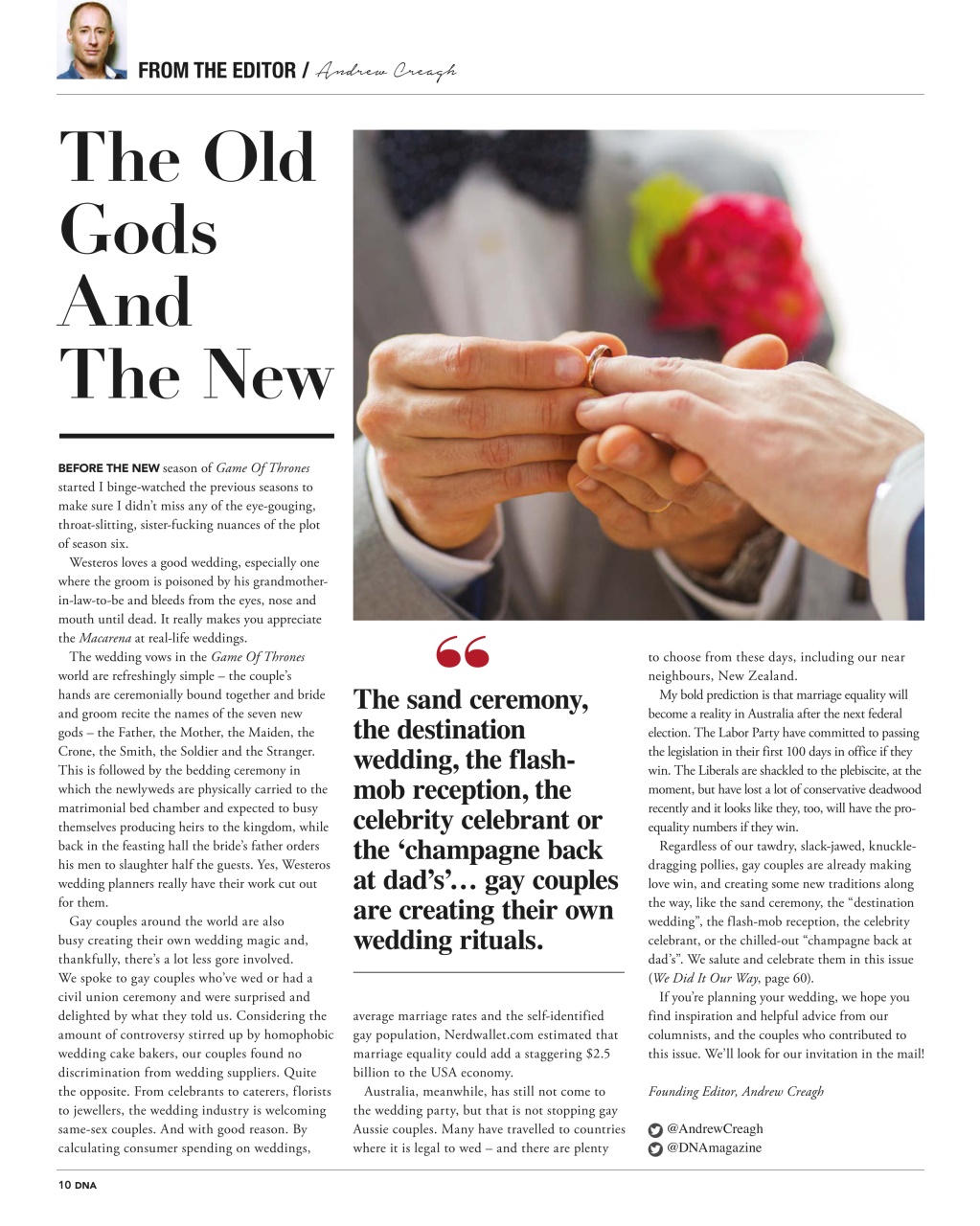 DNA Magazine Preview Pages