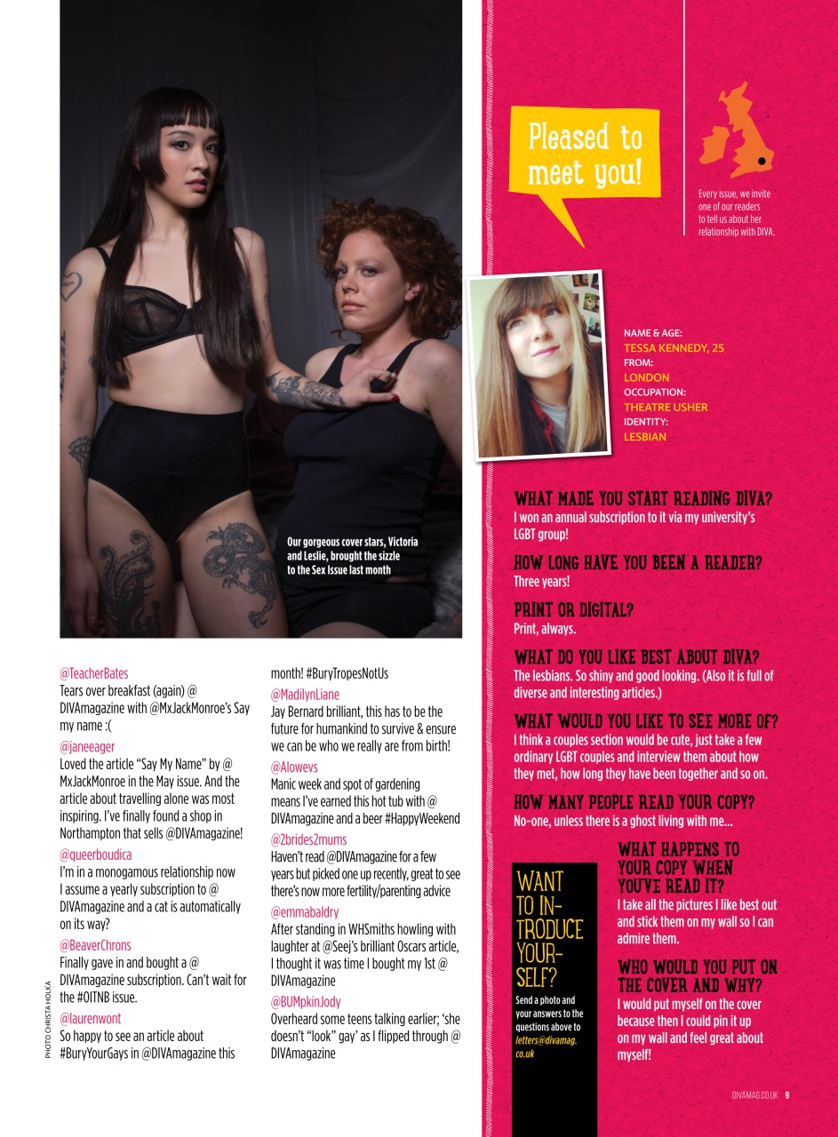 DIVA Magazine Preview Pages