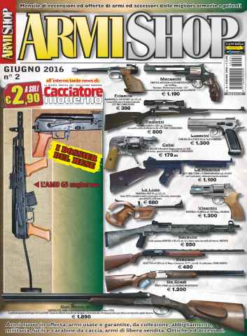 ARMI SHOP issue Giugno 2016