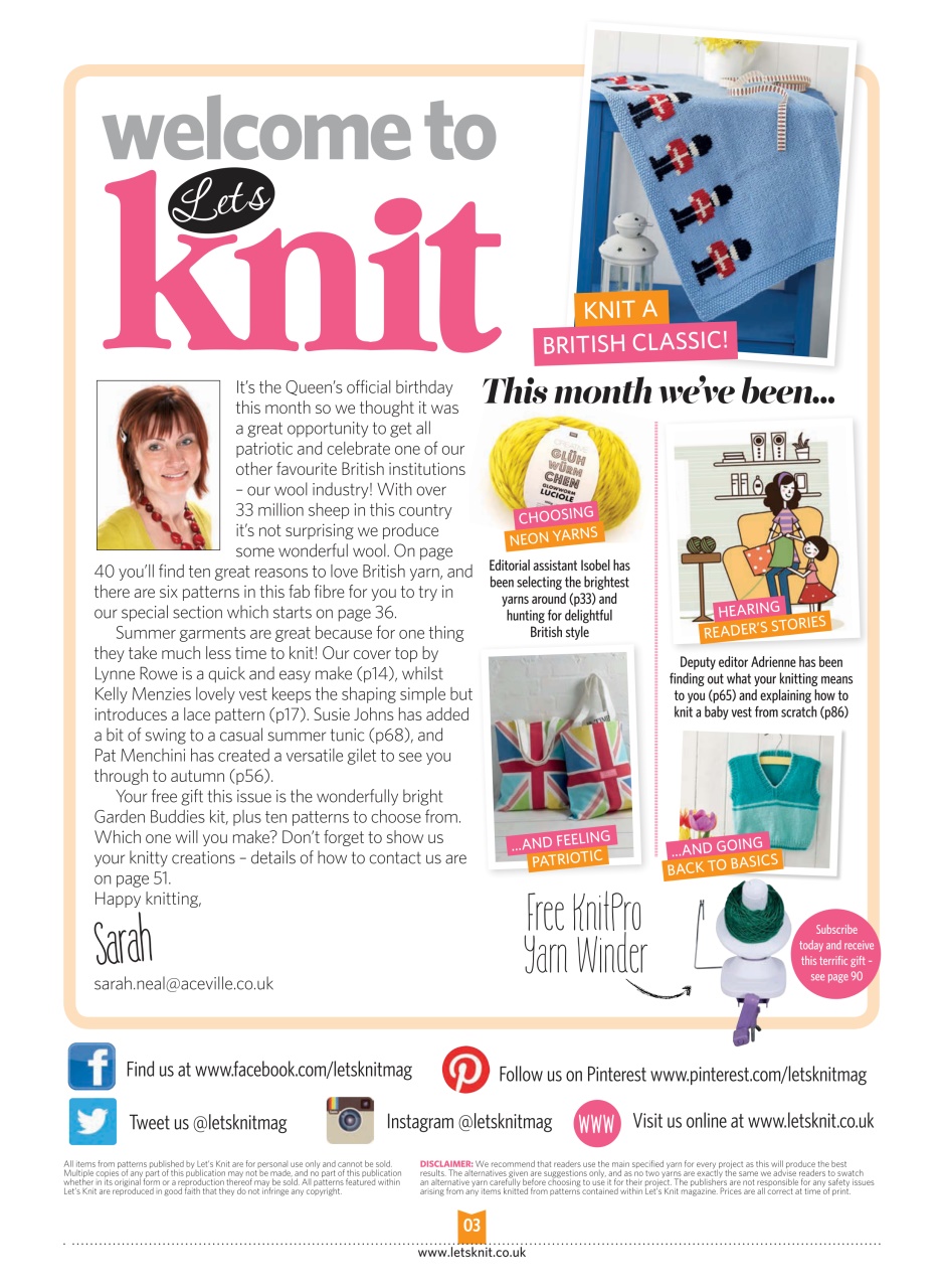 Let's Knit Preview Pages