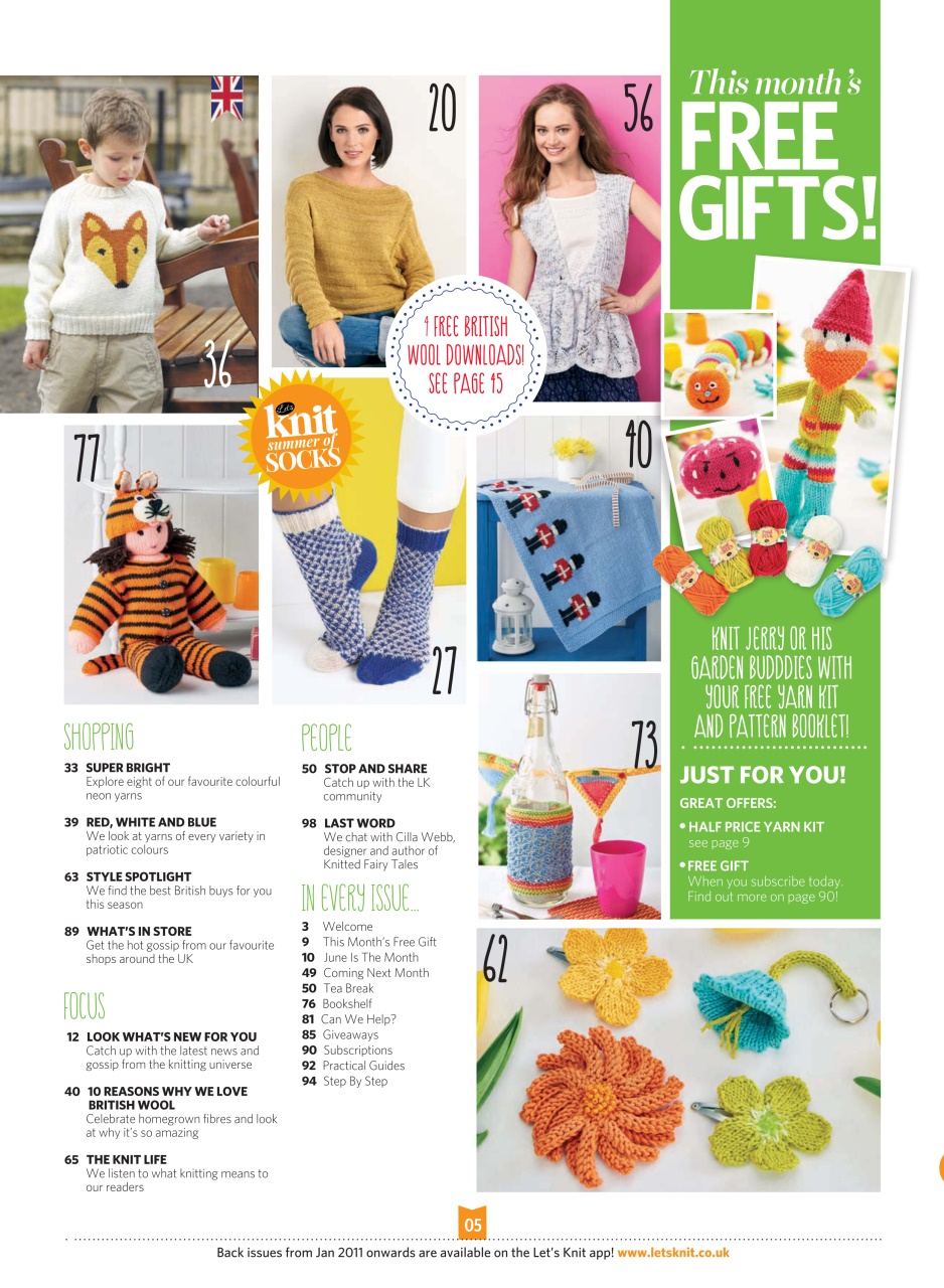 Let's Knit Preview Pages