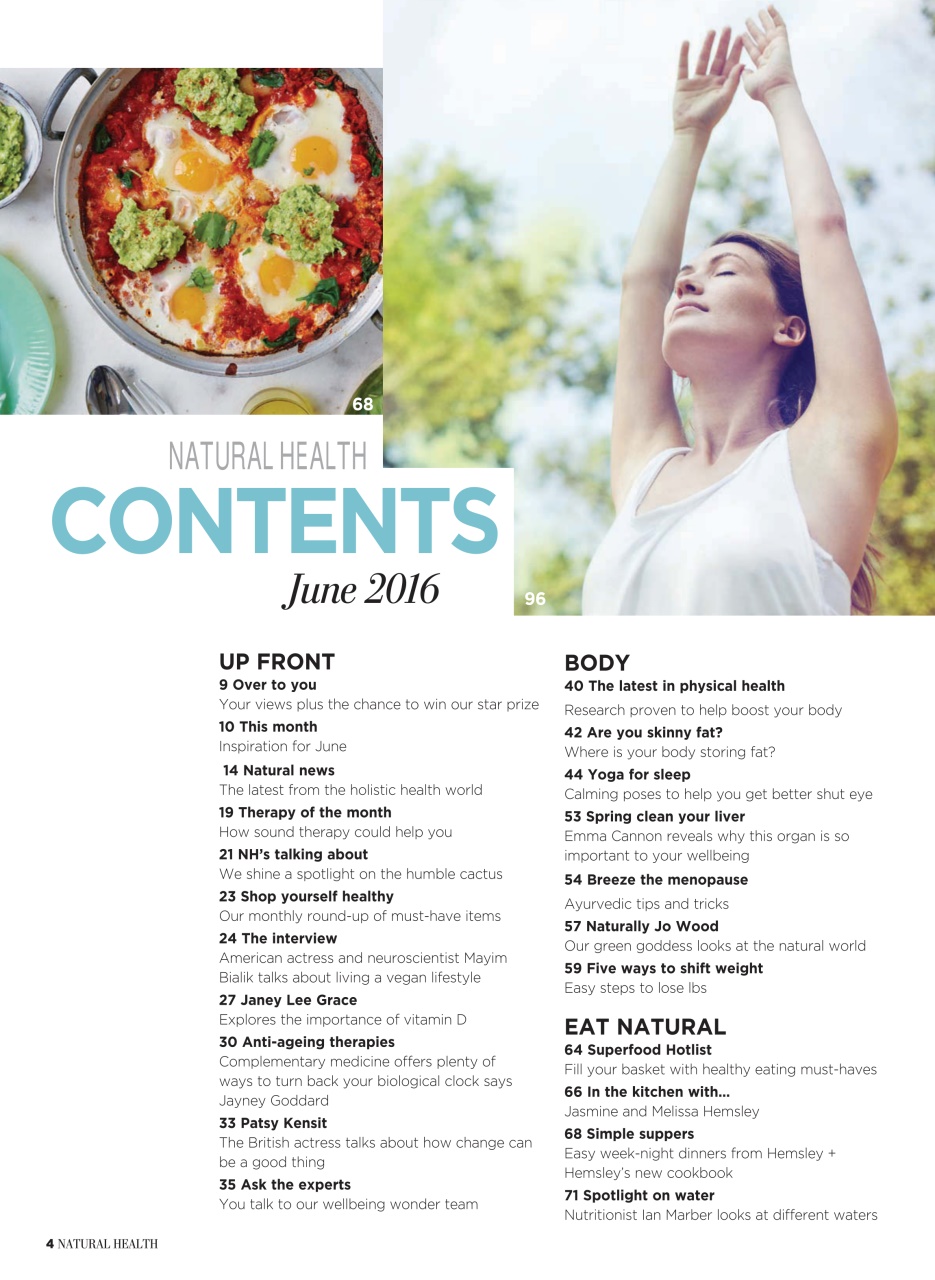 Natural Health Preview Pages