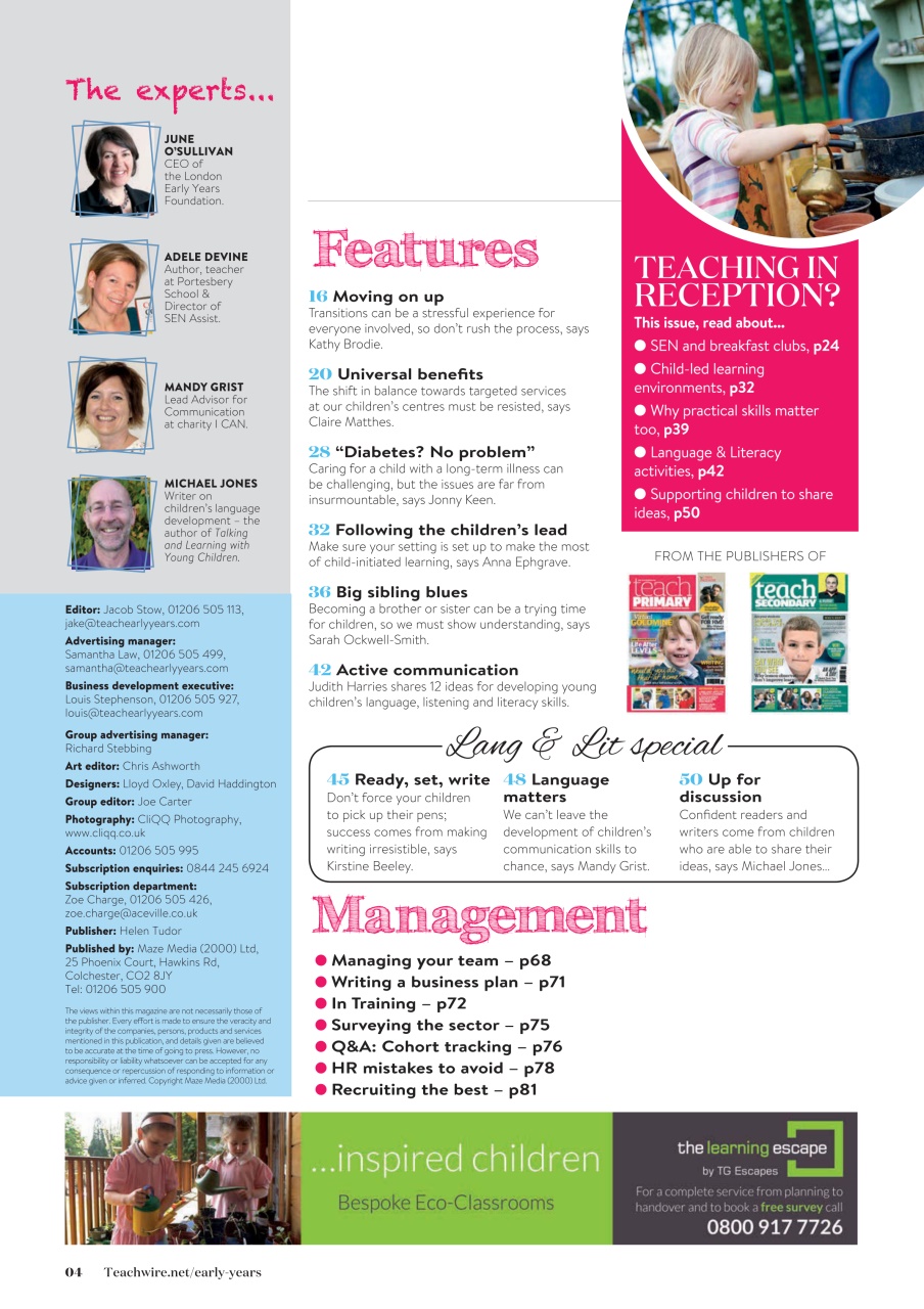 Teach Early Years Preview Pages