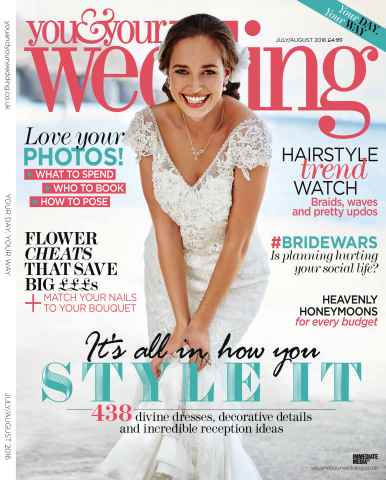 You & Your Wedding issue July August 2016