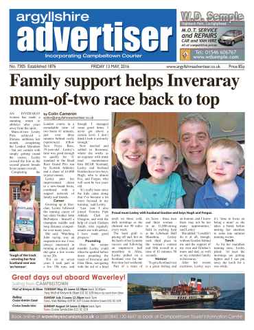 Argyllshire Advertiser issue 13th May 2016