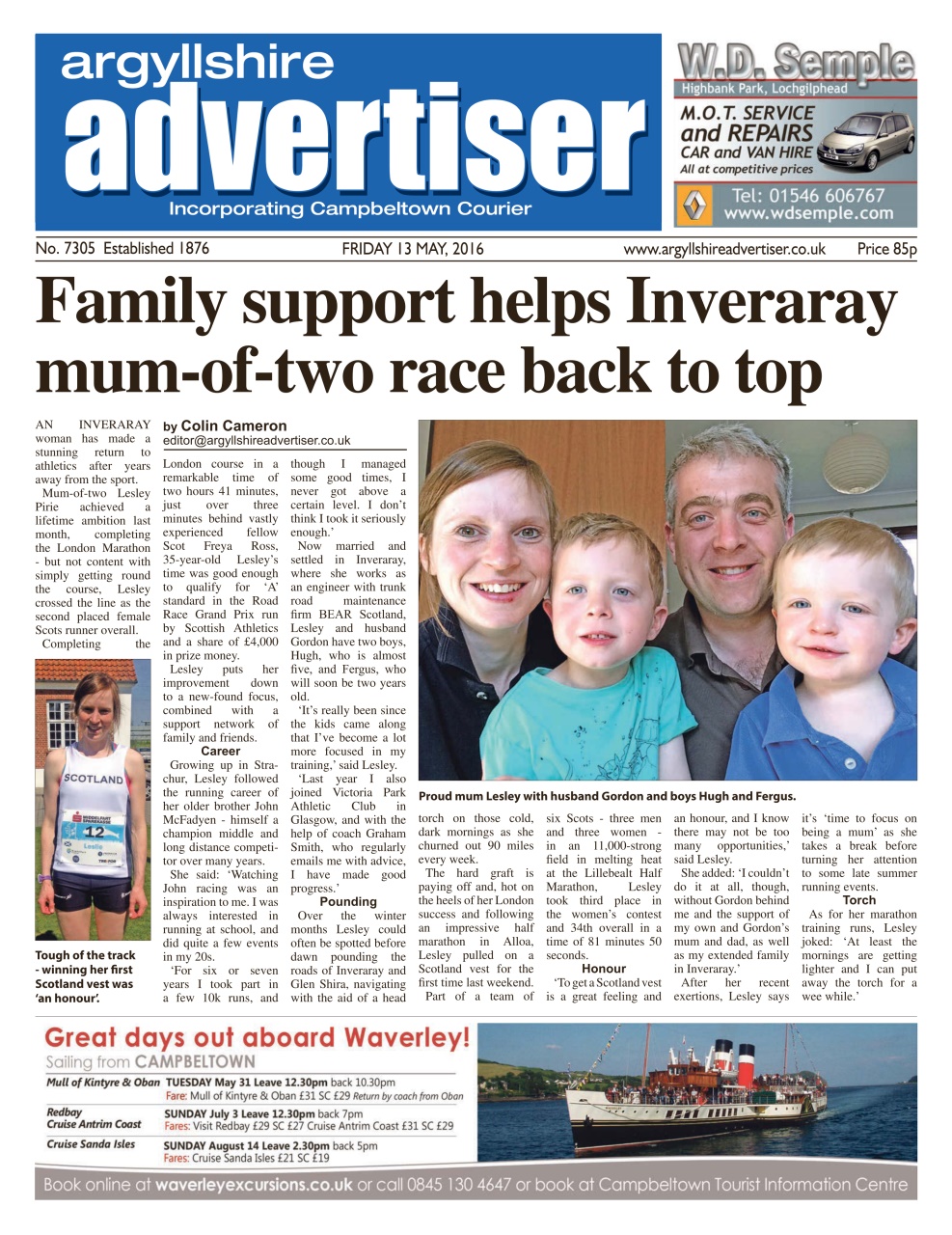 Argyllshire Advertiser Preview Pages
