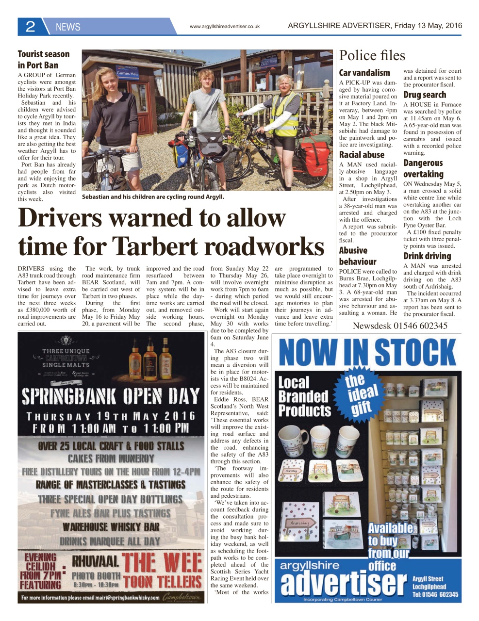 Argyllshire Advertiser Preview Pages