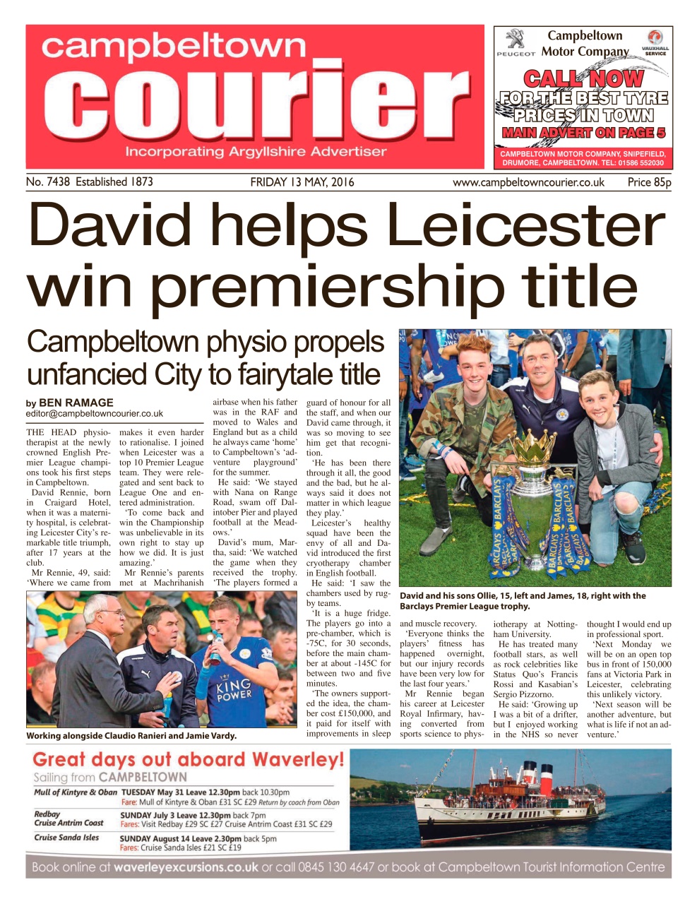 Campbeltown Courier Preview Pages