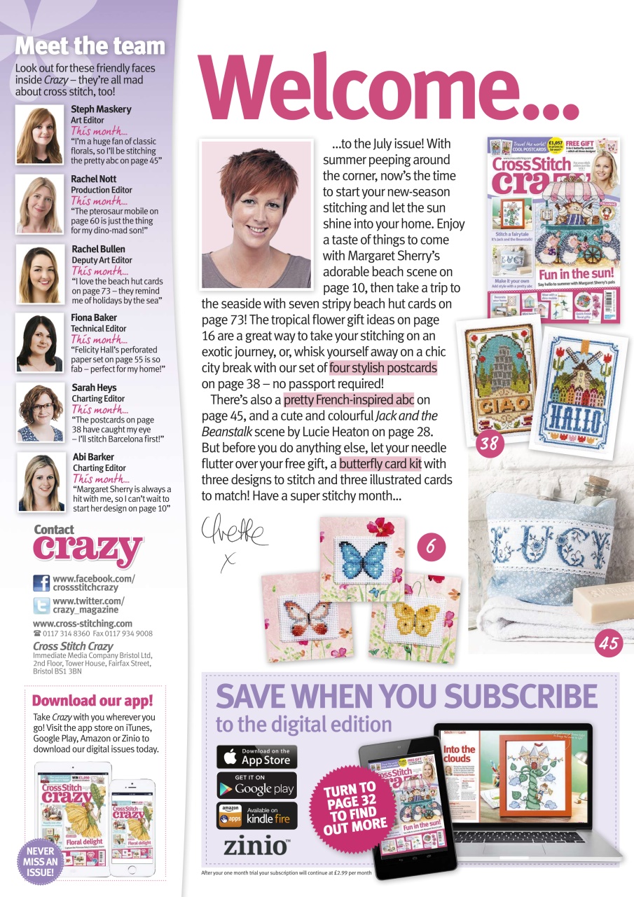 Cross Stitch Crazy Preview Pages