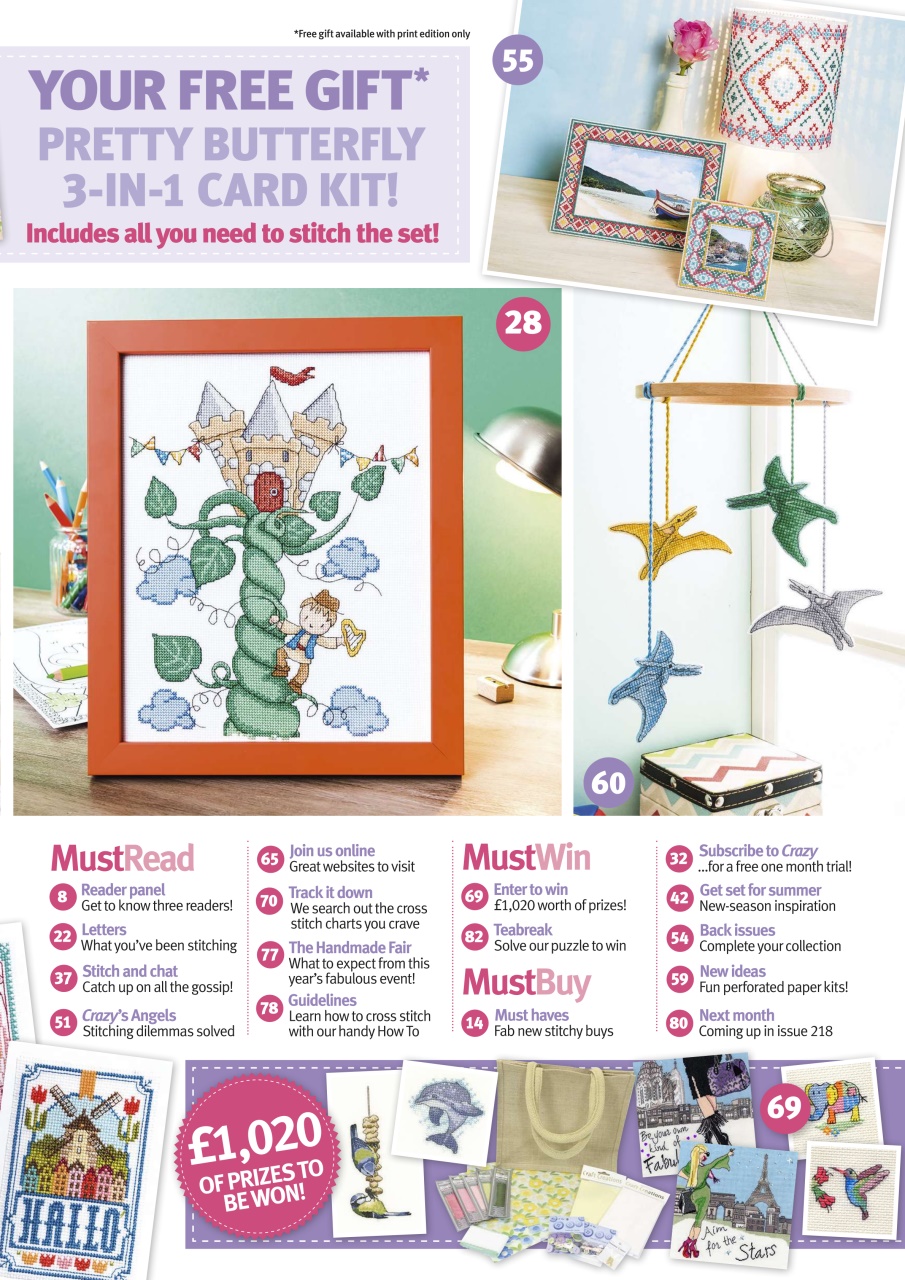 Cross Stitch Crazy Preview Pages