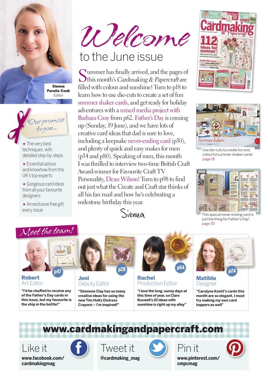 Cardmaking & Papercraft Preview Pages