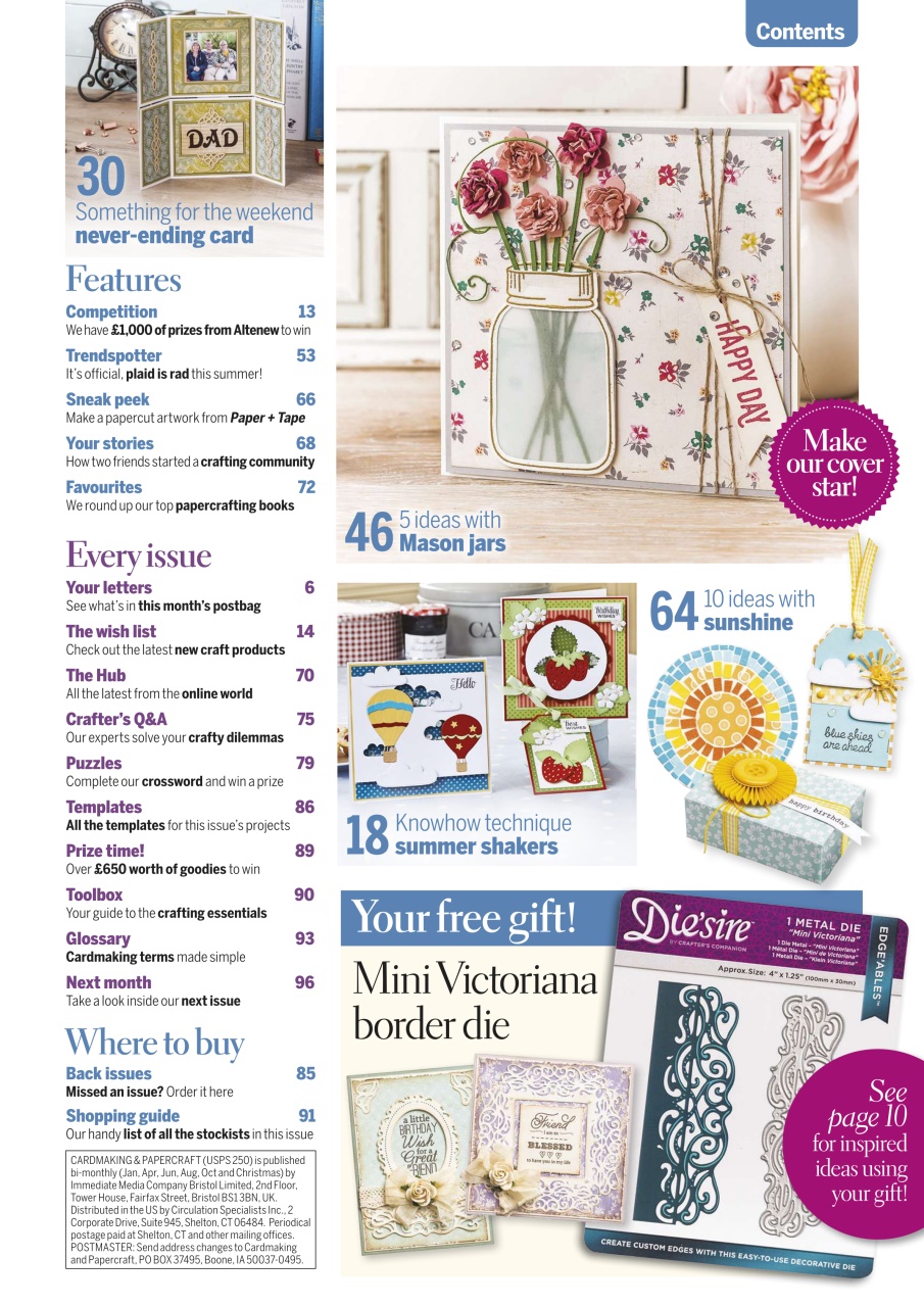 Cardmaking & Papercraft Preview Pages