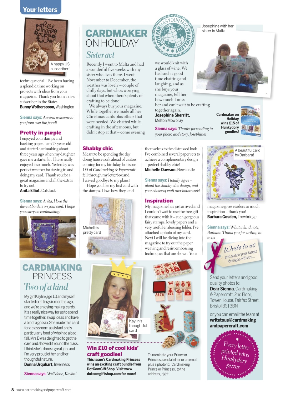 Cardmaking & Papercraft Preview Pages