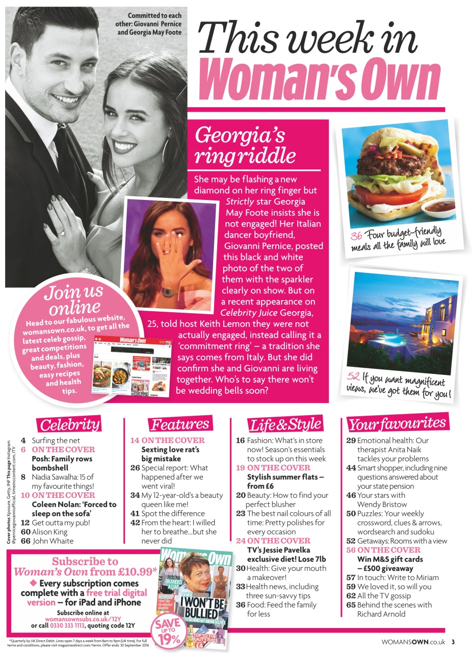 Woman's Own Preview Pages