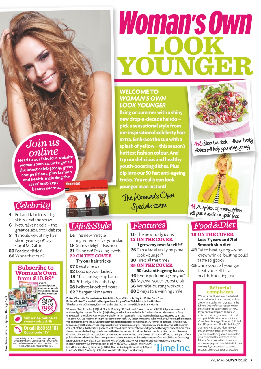 Woman's Own Lifestyle Special Preview Pages