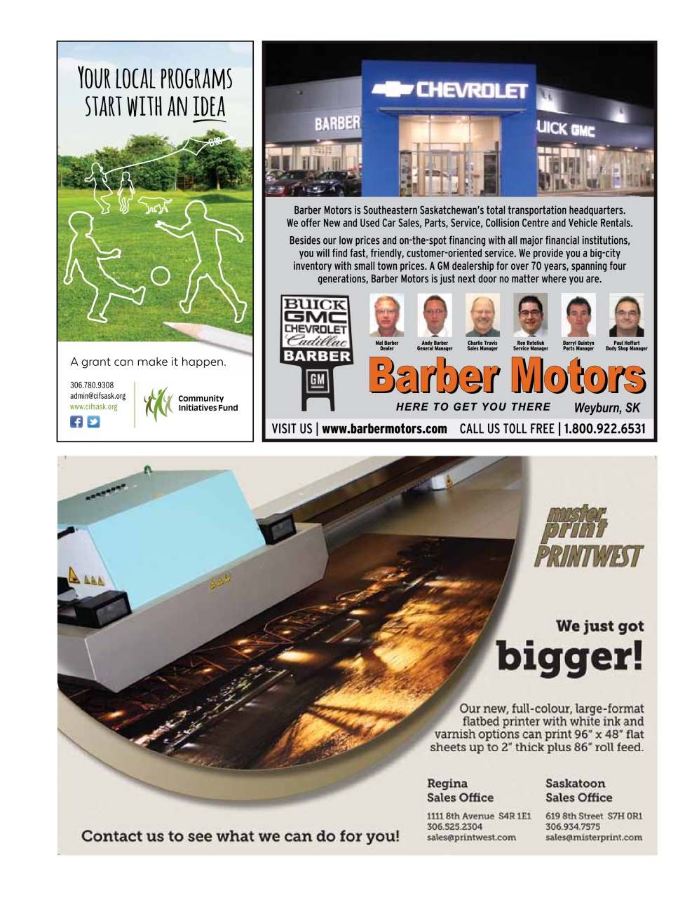 Prairies North Magazine Preview Pages