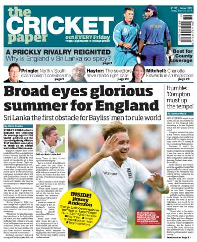 The Cricket Paper issue 13th May 2016